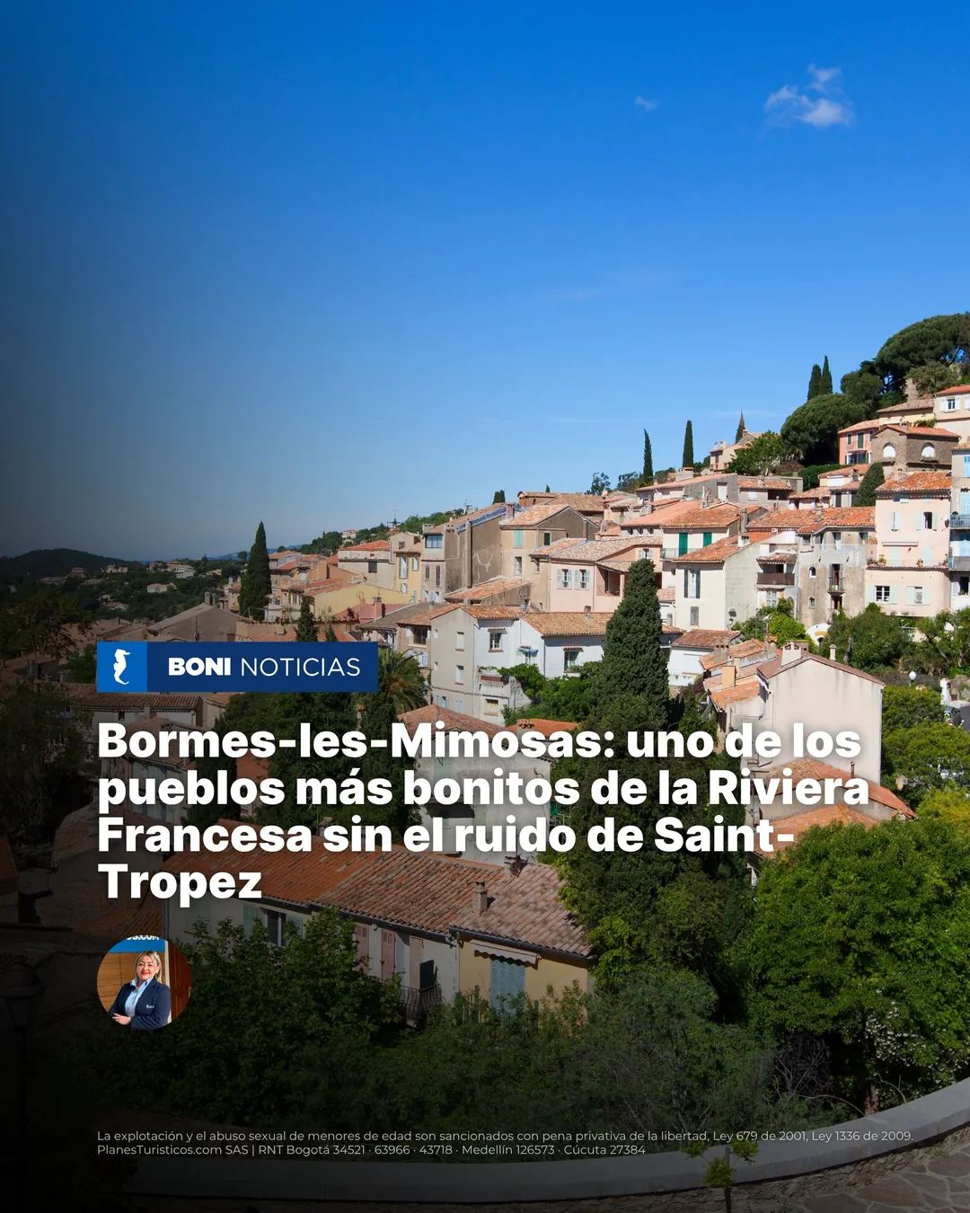 Casas de piedra de Bormes-les-Mimosas sobre una colina
