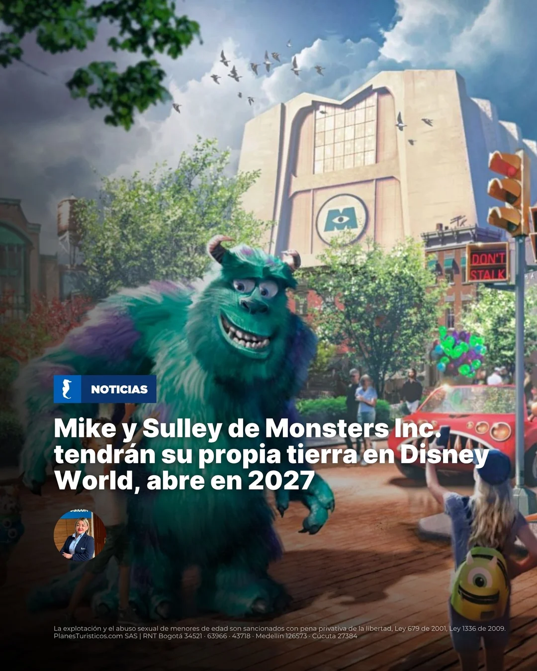 Anuncio de Monstropolis en Hollywood Studios