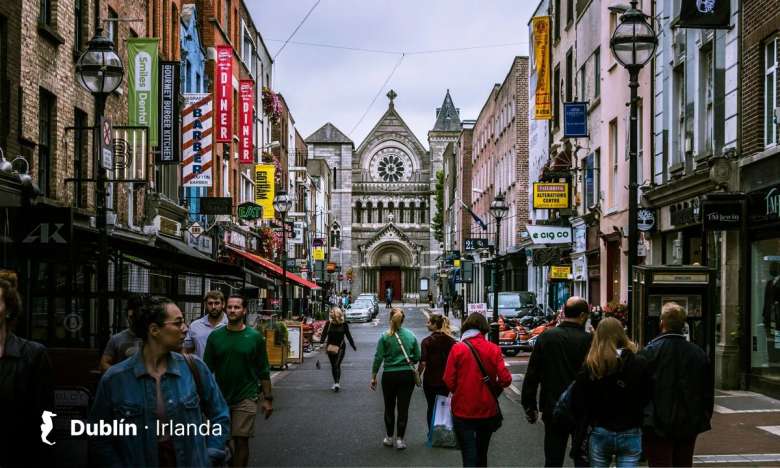 Calle en Dublin, Irlanda