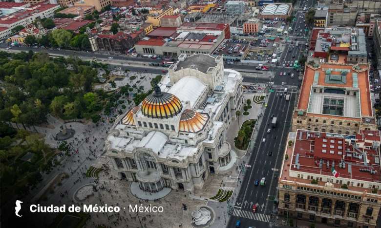 Bellas Artes en Ciudad de Mexico, México