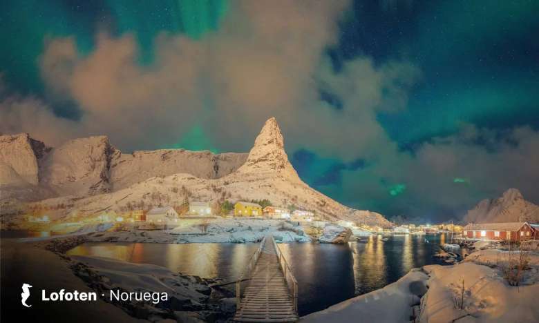 Fiordo en Oslo, Noruega