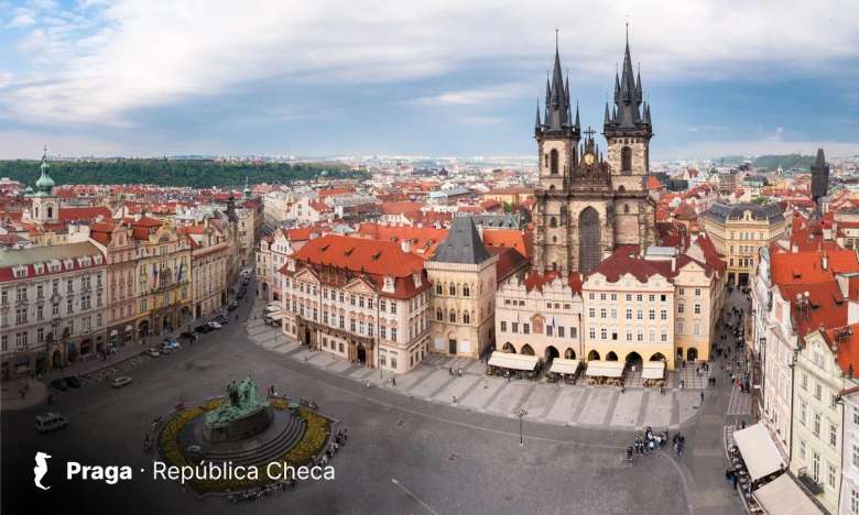 Vista Ciudad en Praga, República Checa