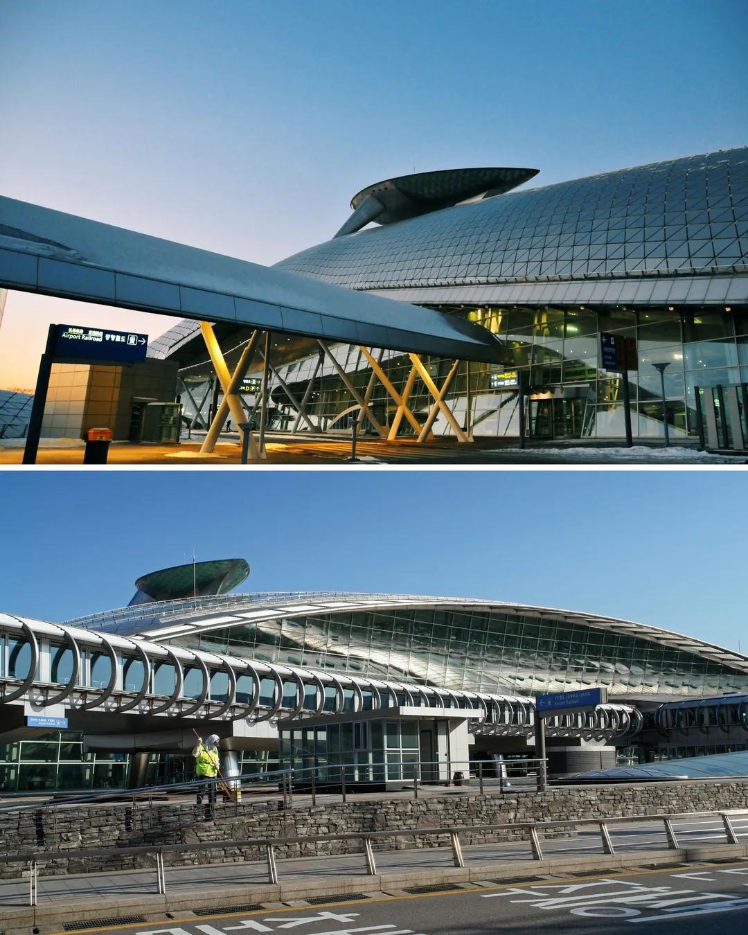 Terminal del aeropuerto de Incheon en Corea del Sur
