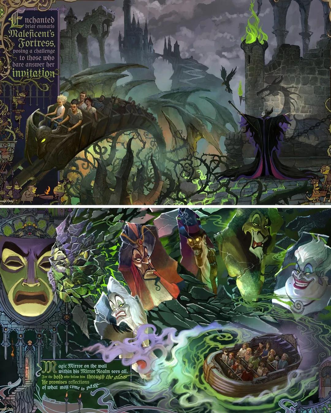 Detalle de Villains Land en Magic Kingdom